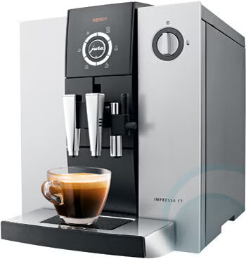 Refurbished Jura F7 automatic coffee machine — Chameleon Coffee (view 2)