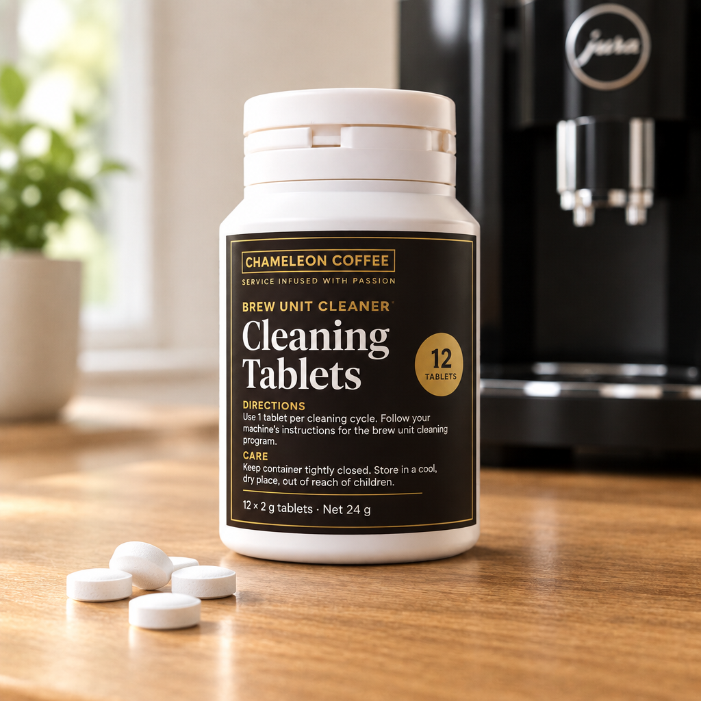 Chameleon Coffee cleaning tablets for automatic coffee machines – 12 tablets
