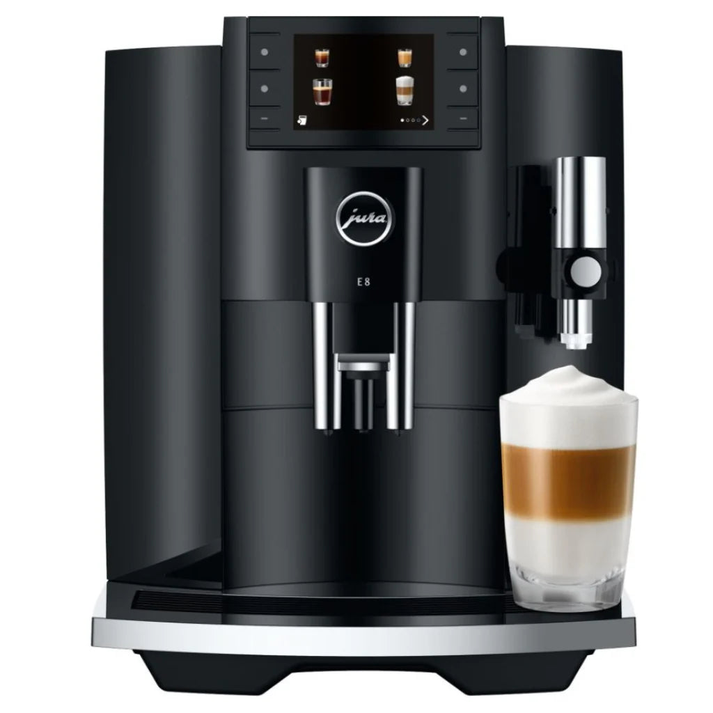 Refurbished Jura E8 automatic coffee machine — Chameleon Coffee (view 2)