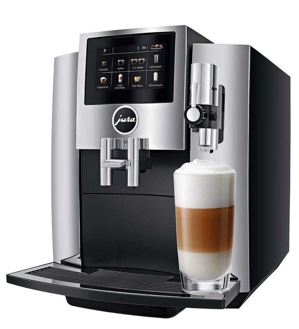 Refurbished Jura S8 automatic coffee machine — Chameleon Coffee (view 2)