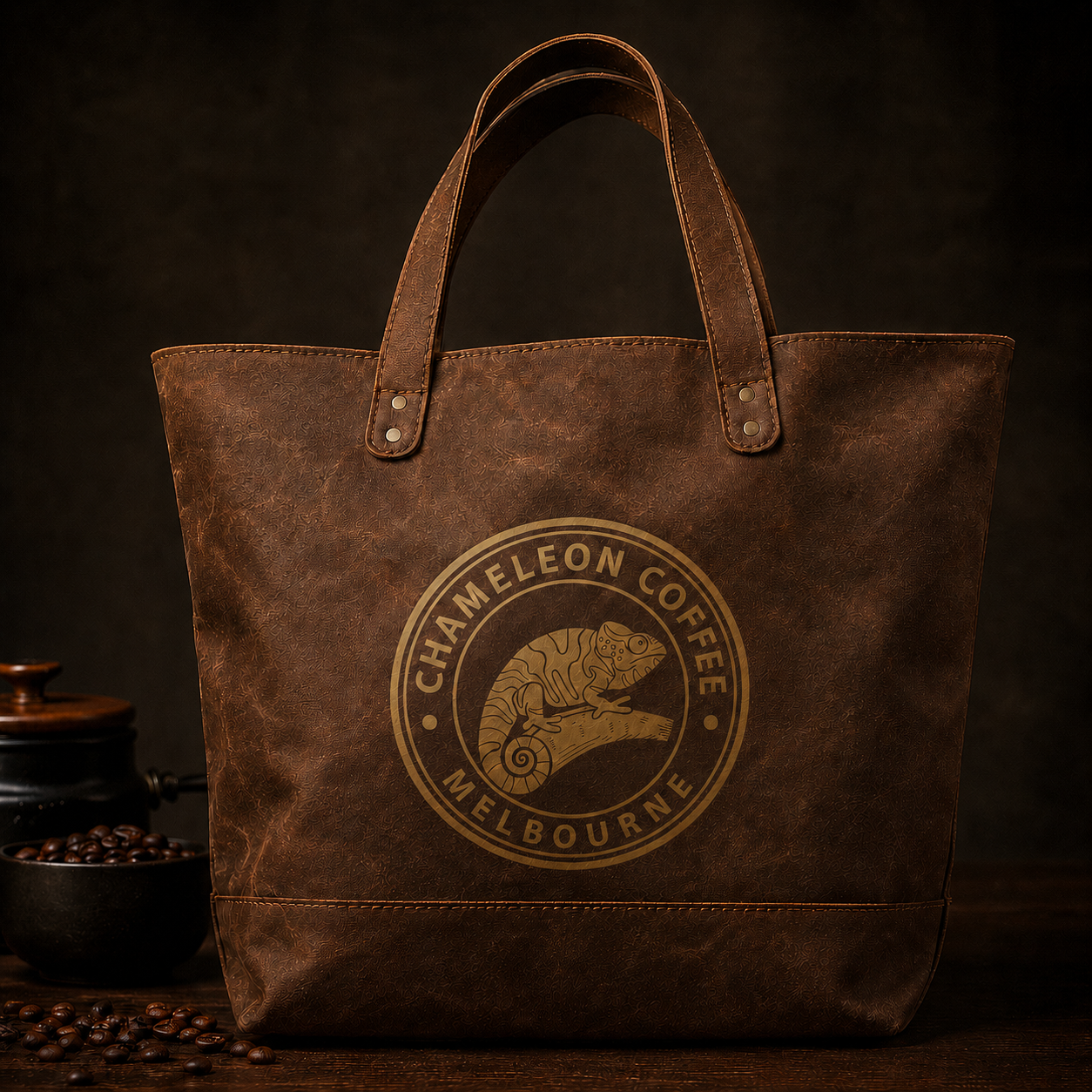 Custom Coffee Tote Bag Branding